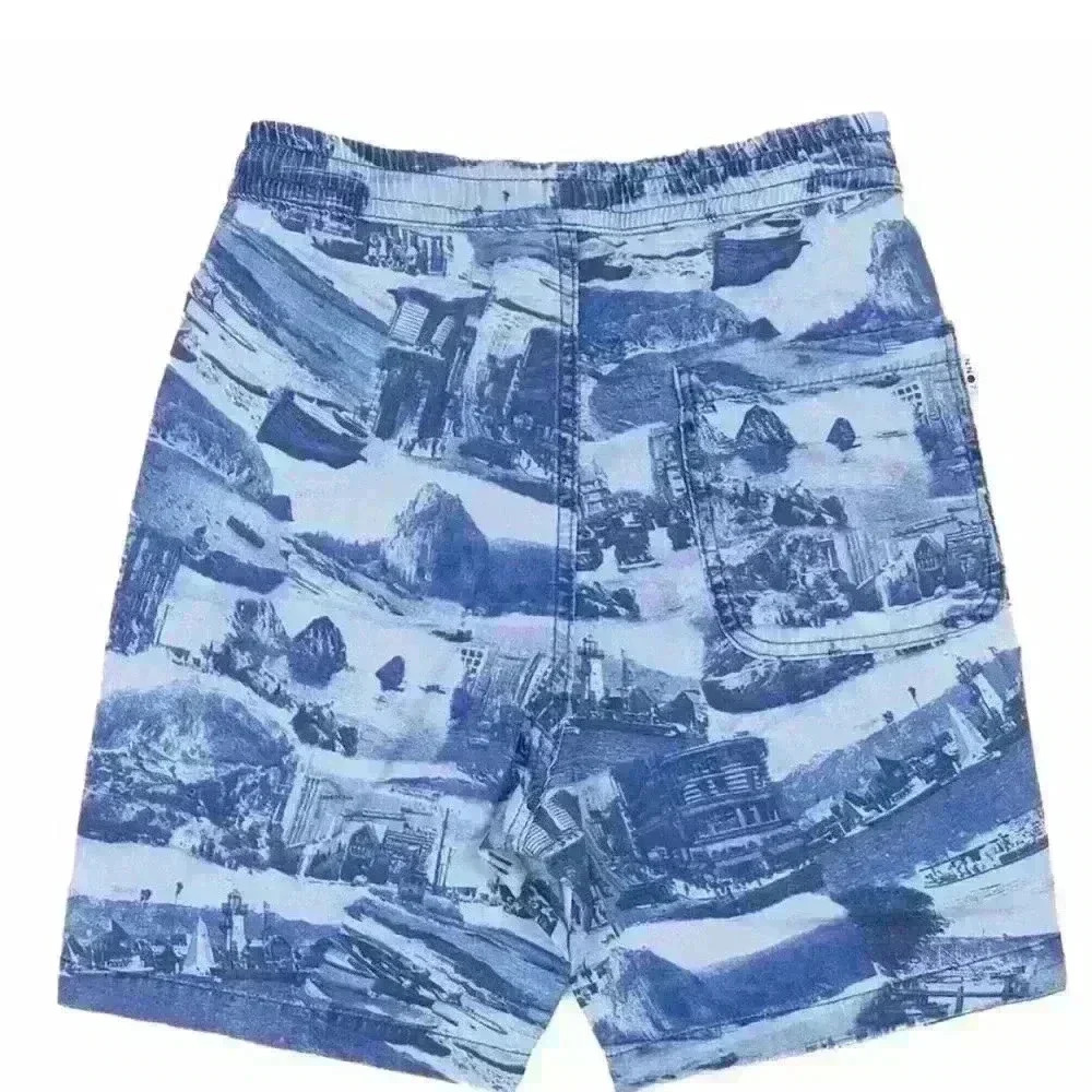NN07 Gregor Drawstring Men’s Shorts Blue Size XXL NWT indigo swim  pool beach